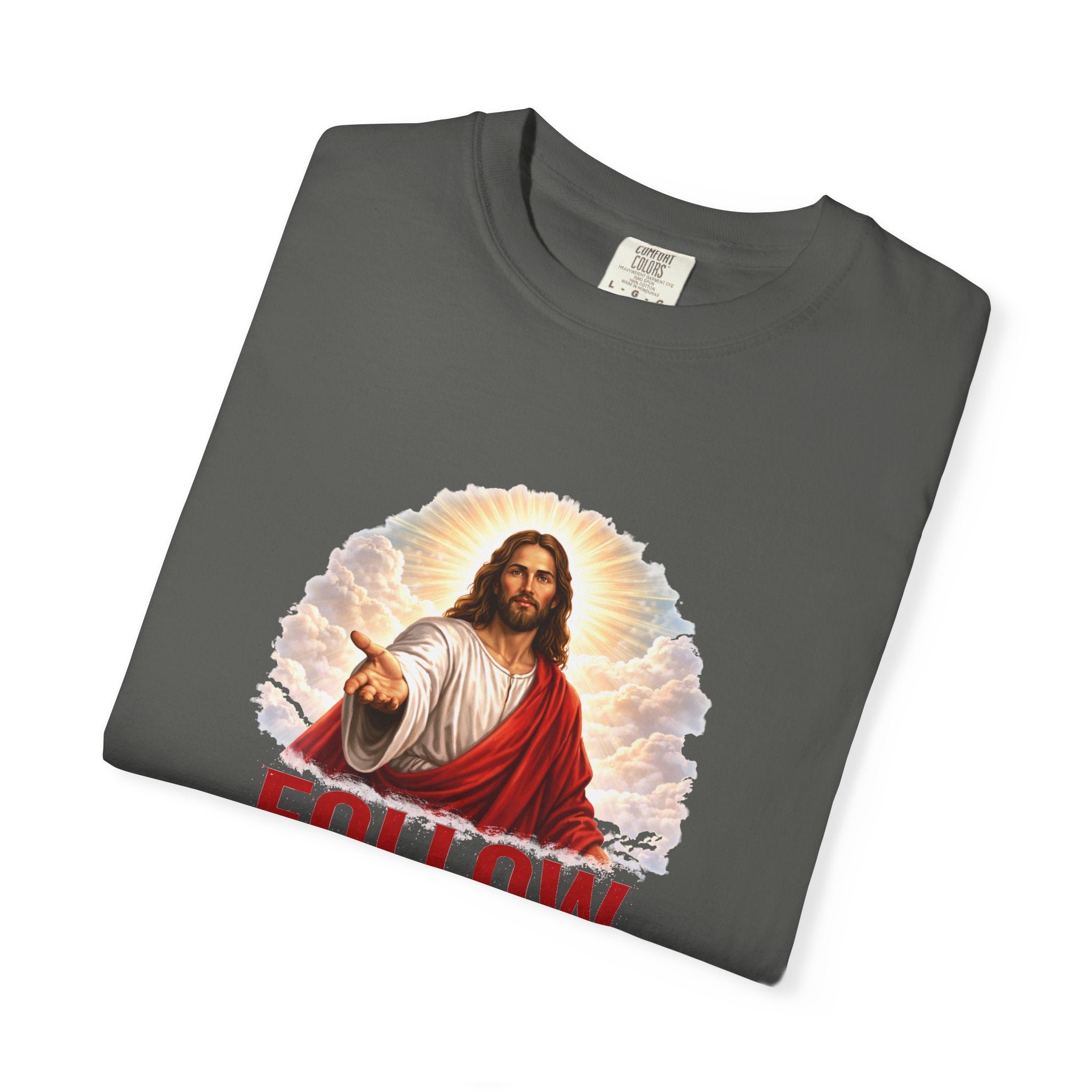 Unisex - Follow Me Jesus T-Shirt — "Red Letters Matter" (Matthew 4:19)