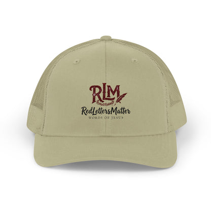 Real Letters Matter Embroidered Trucker Cap — RLM Snapback
