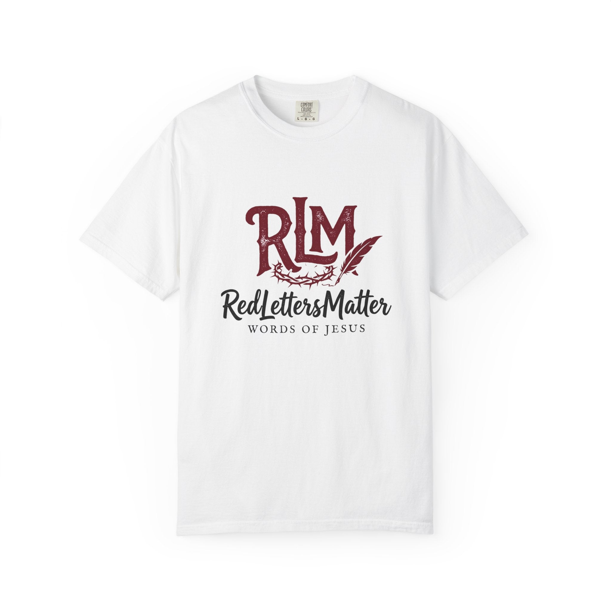 Red Letters Matter - John 3:16 Comfort Colors Tee