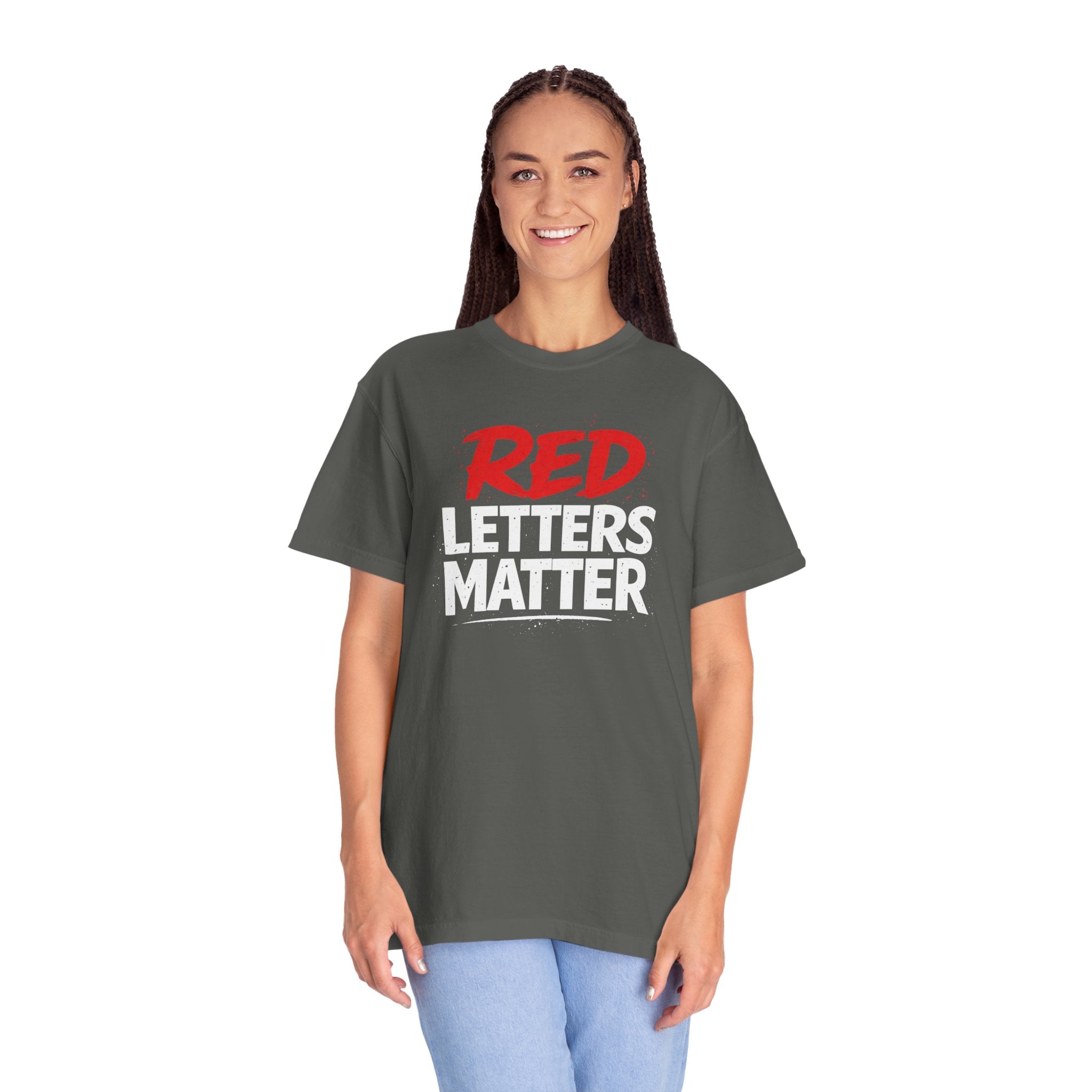 Red Letters Matter — Matthew 5:44 "Love Your Enemies" - Comfort Colors Tee