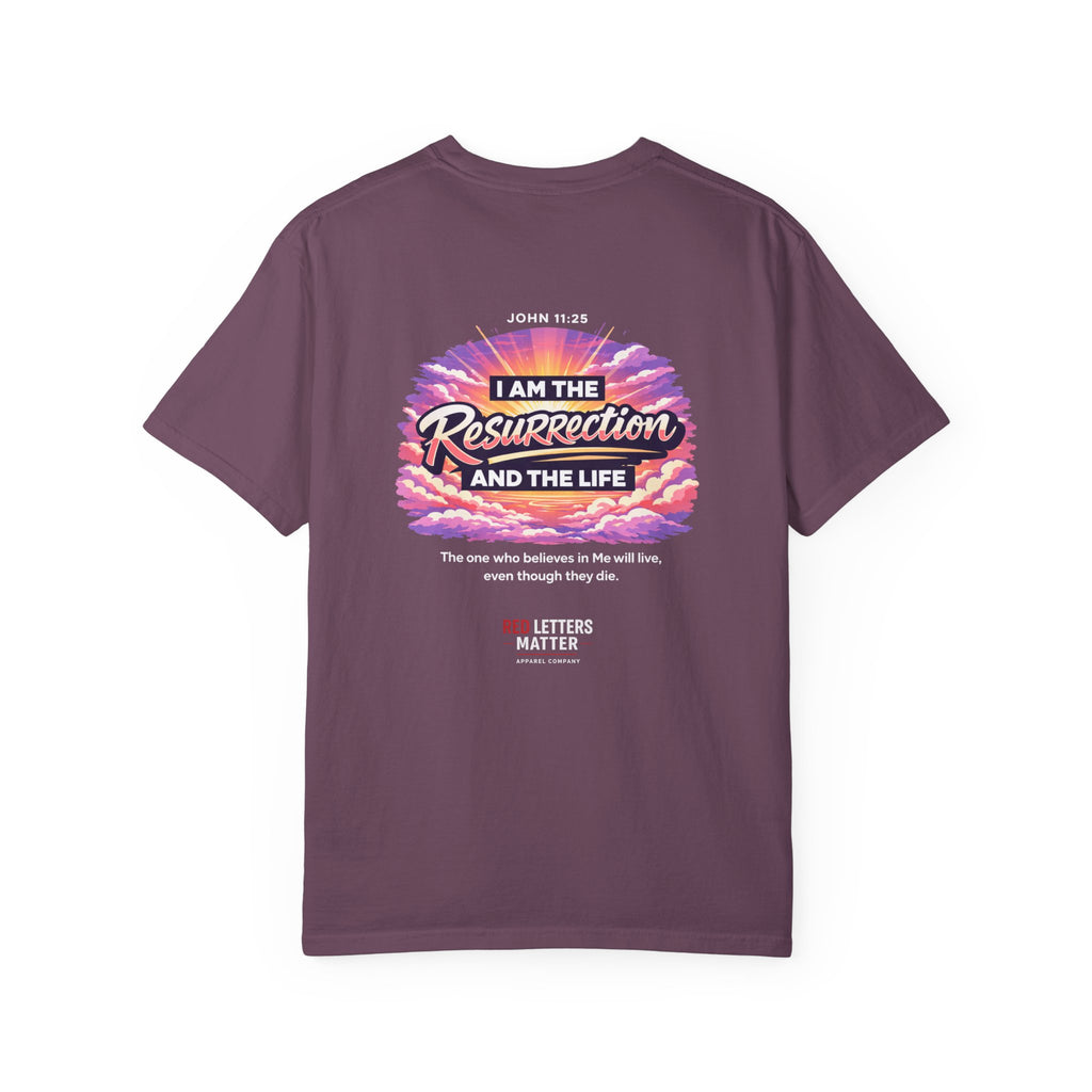Christian Basketball — "He Is Rizzin'" Resurrection (Easter) -Unisex Comfort Colors
