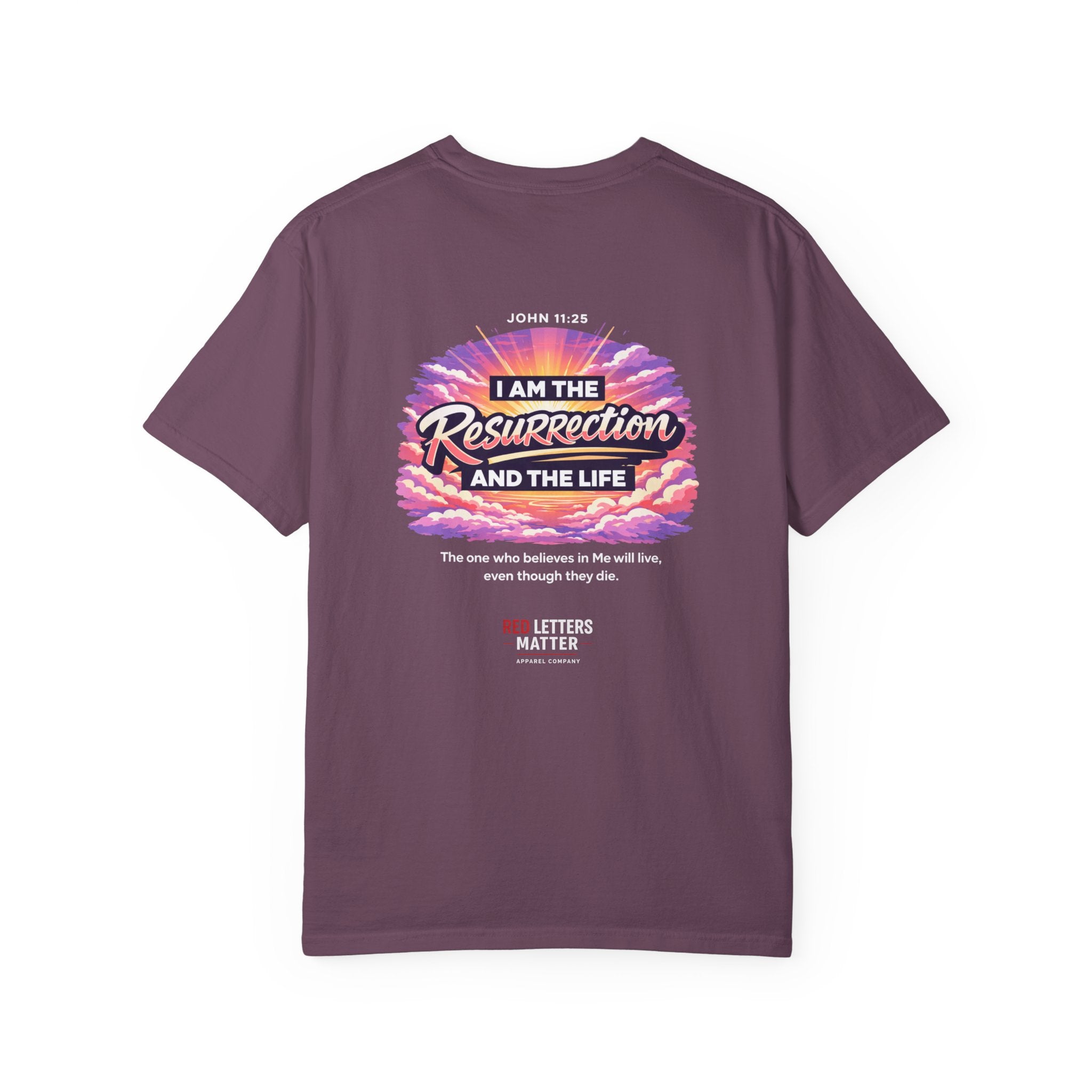 Christian Basketball — "He Is Rizzin'" Resurrection (Easter) -Unisex Comfort Colors