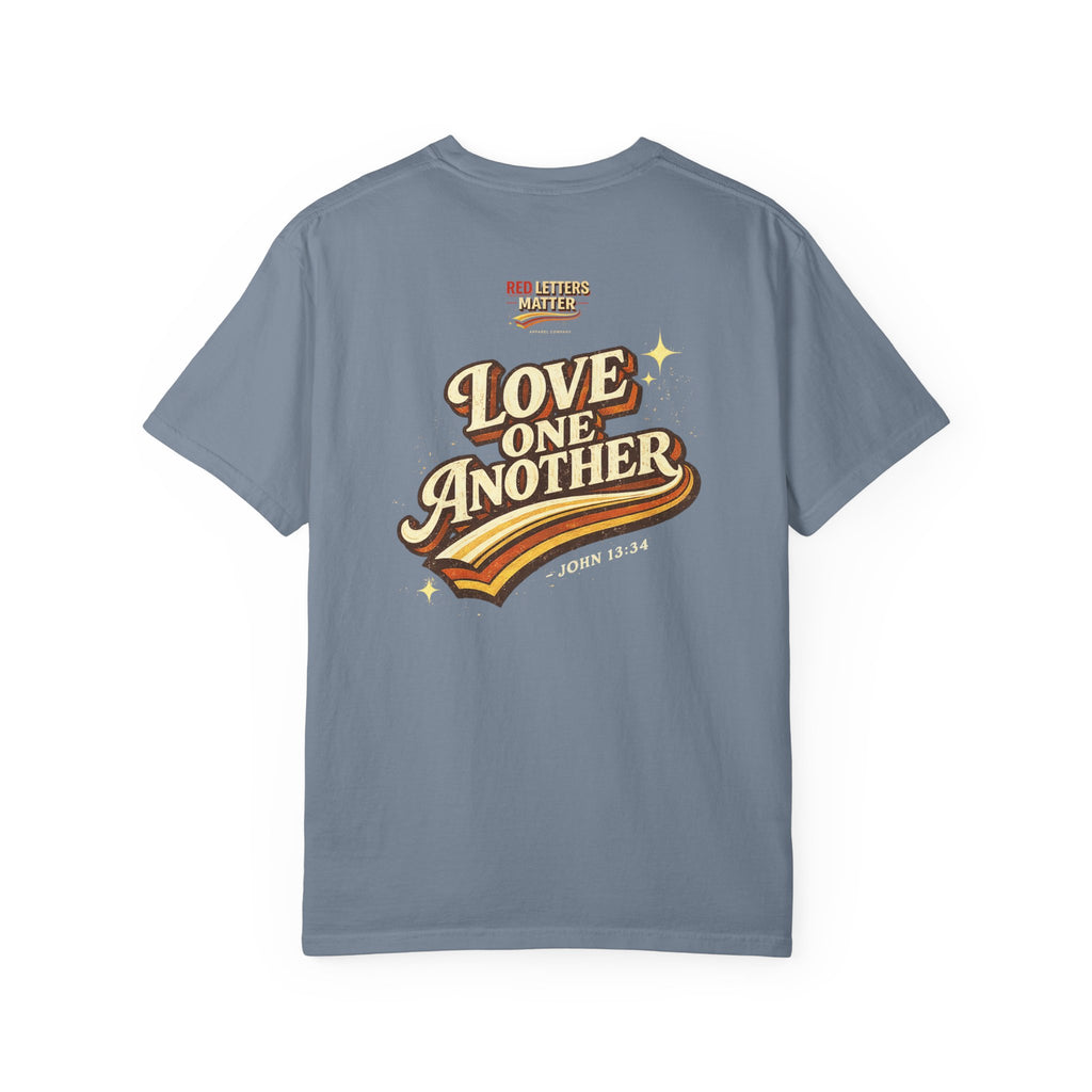 Unisex - Jesus Loves You "Love One Another" Comfort Colors T-Shirt