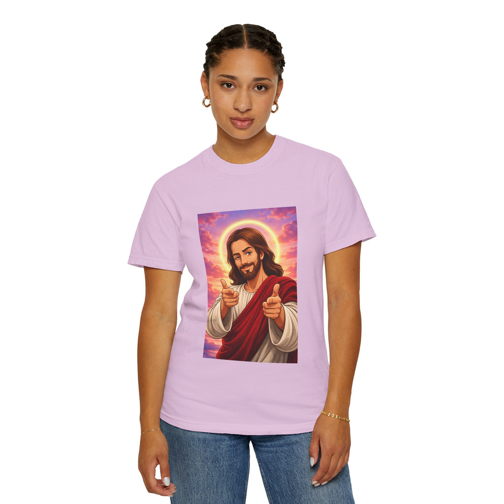 Jesus Pointing "Later you will understand"  — John 13:7 - Unisex Comfort Colors Tee