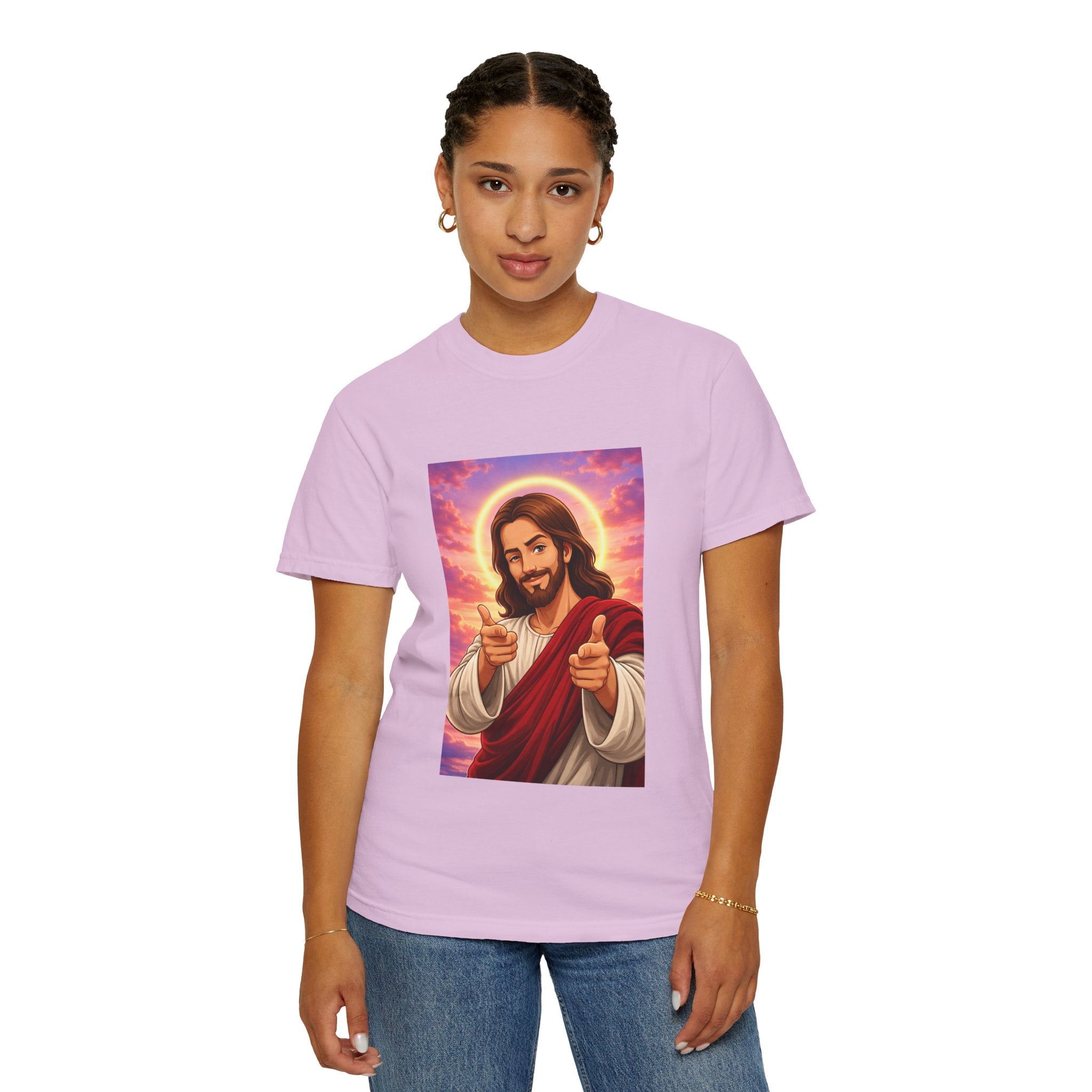 Jesus Pointing "Later you will understand"  — John 13:7 - Unisex Comfort Colors Tee