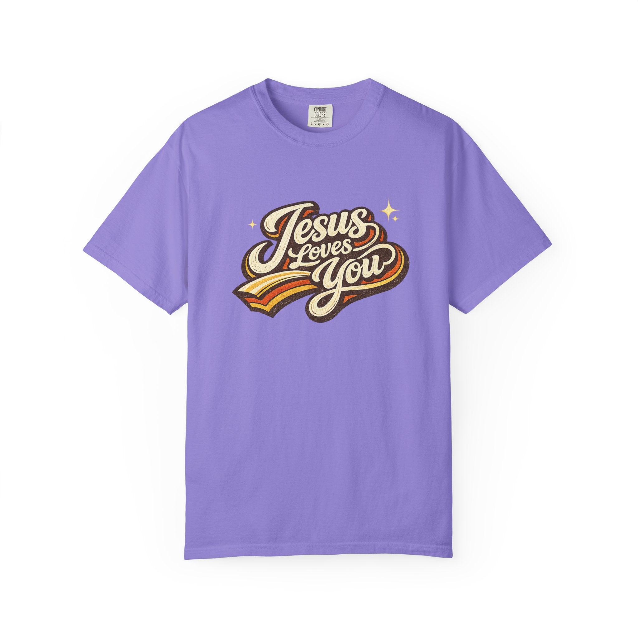 Unisex - Jesus Loves You "Love One Another" Comfort Colors T-Shirt