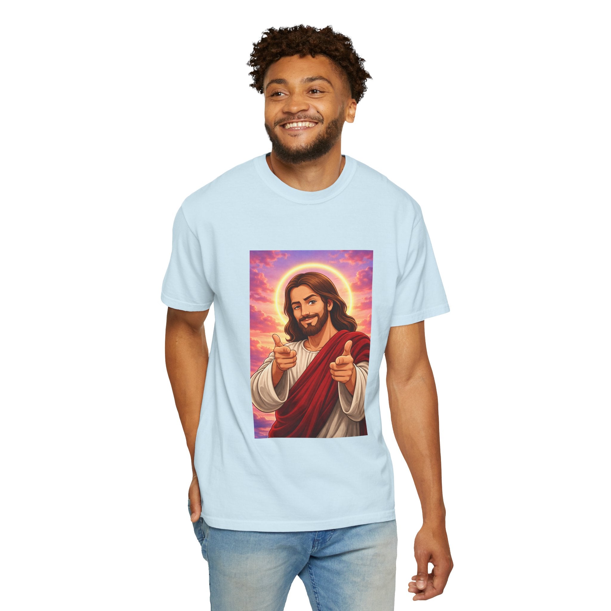 Jesus Pointing "Later you will understand"  — John 13:7 - Unisex Comfort Colors Tee