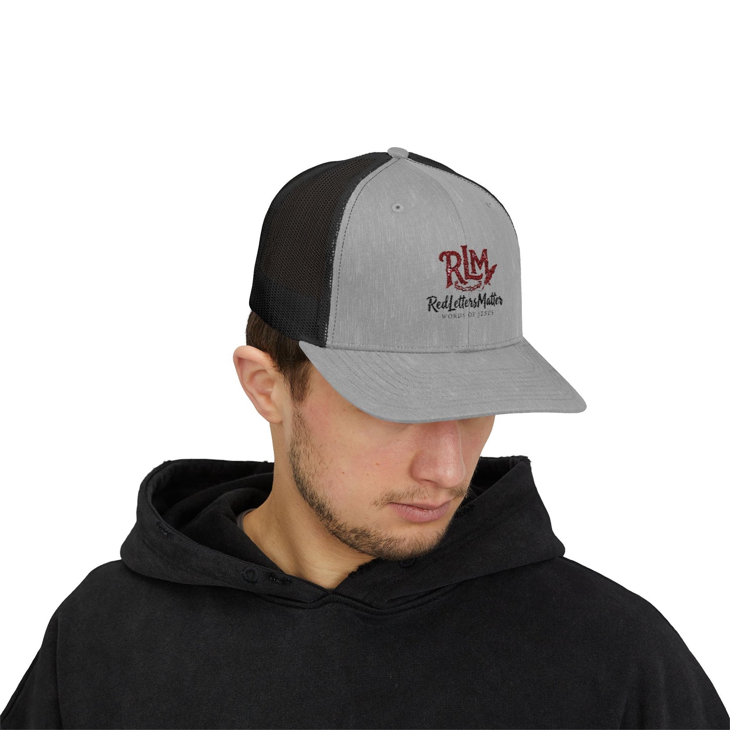 Real Letters Matter Embroidered Trucker Cap — RLM Snapback