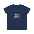 Women's King Jesus T-Shirt — "All Hail King Jesus" Christian Faith Tee