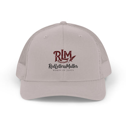 Real Letters Matter Embroidered Trucker Cap — RLM Snapback