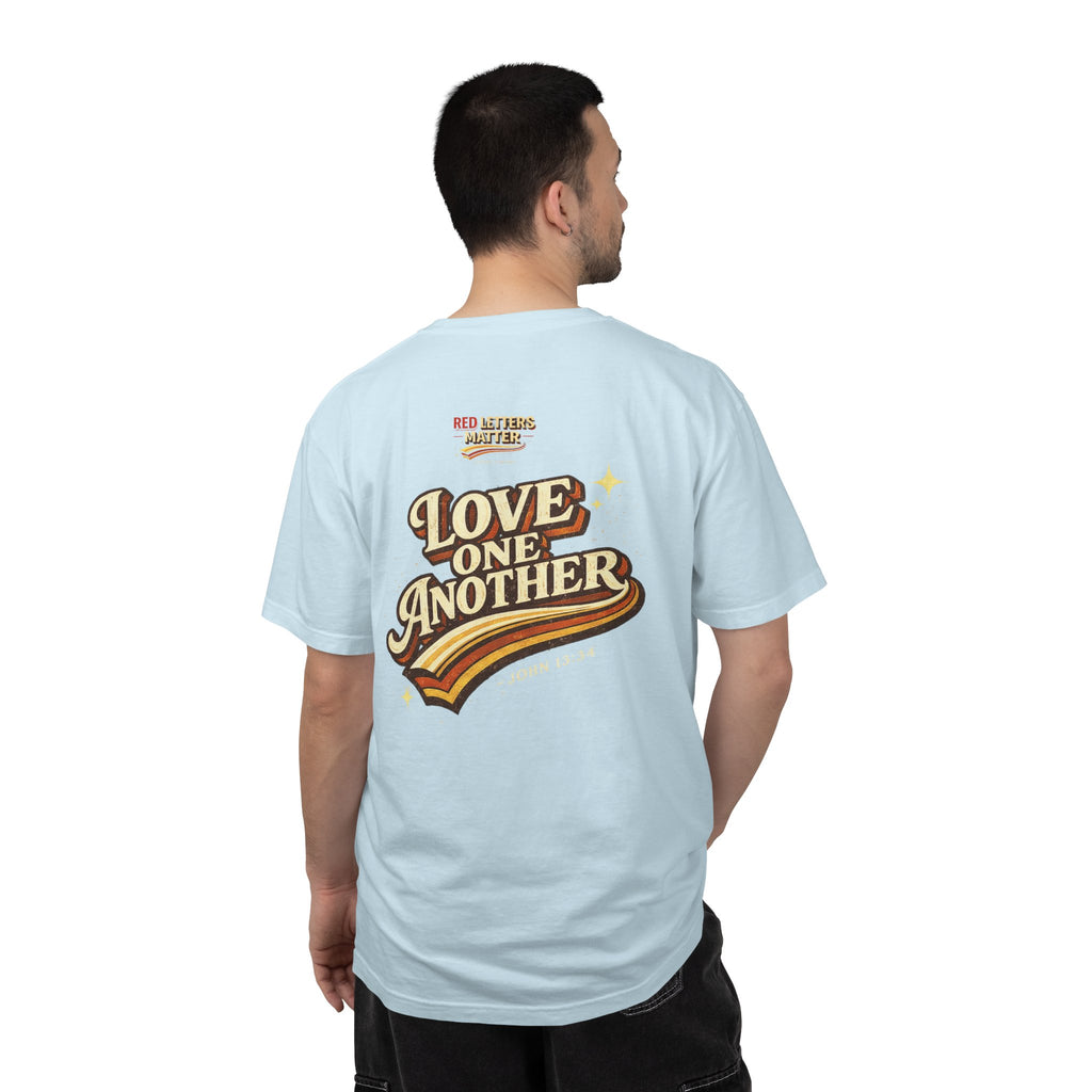 Unisex - Jesus Loves You "Love One Another" Comfort Colors T-Shirt