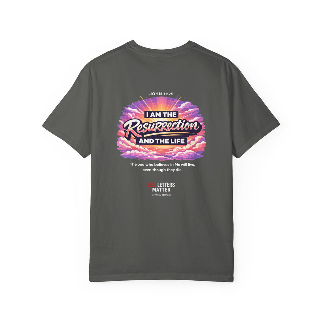 Christian Basketball — "He Is Rizzin'" Resurrection (Easter) -Unisex Comfort Colors