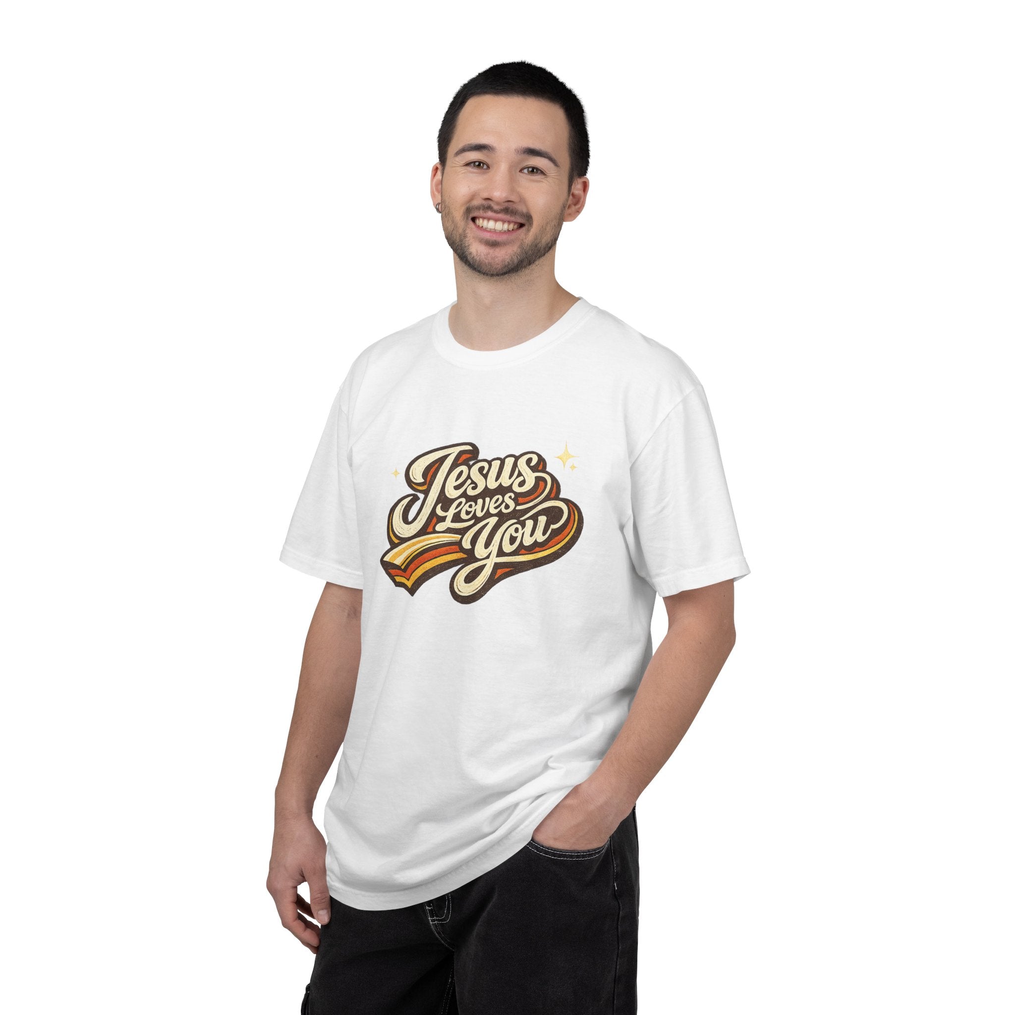 Unisex - Jesus Loves You "Love One Another" Comfort Colors T-Shirt