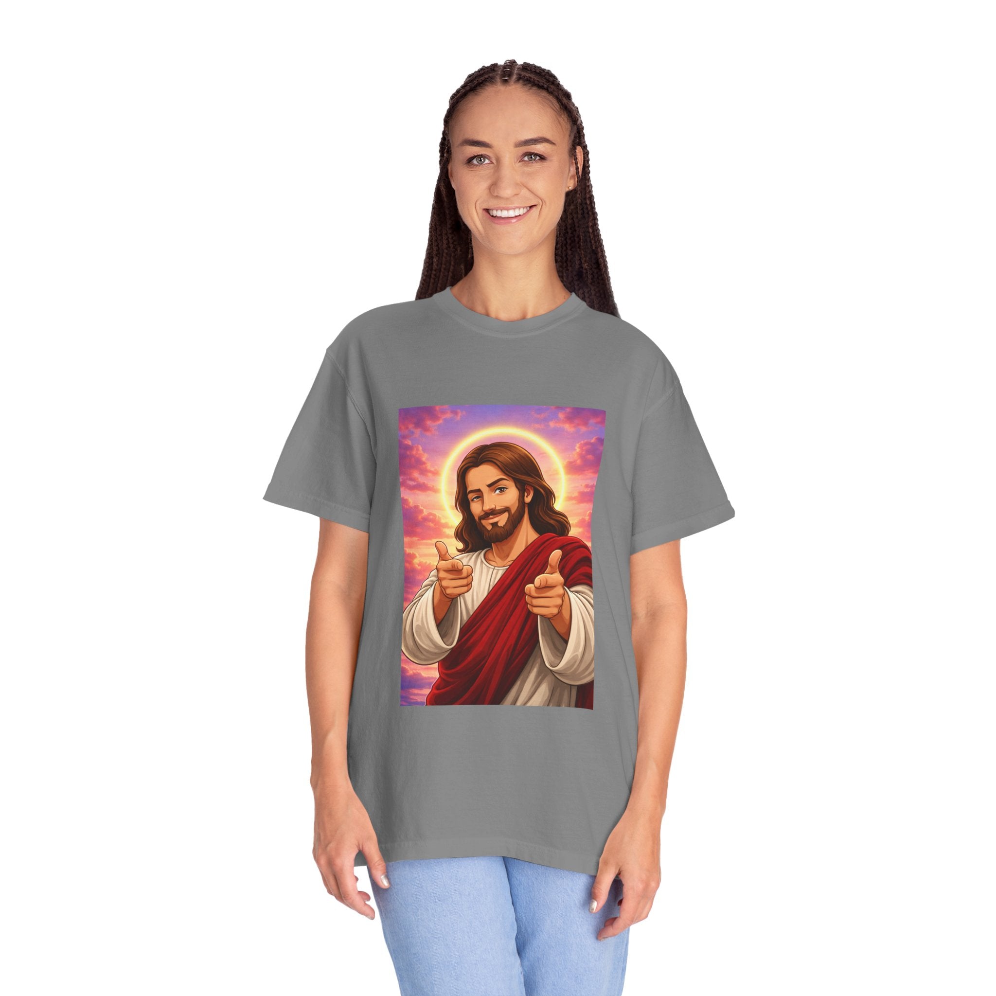 Jesus Pointing "Later you will understand"  — John 13:7 - Unisex Comfort Colors Tee