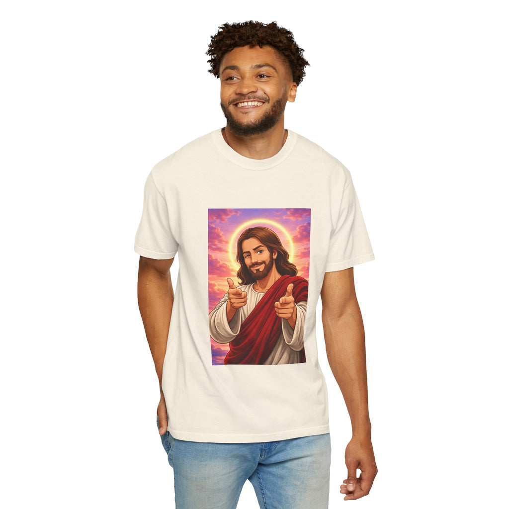 Jesus Pointing "Later you will understand"  — John 13:7 - Unisex Comfort Colors Tee