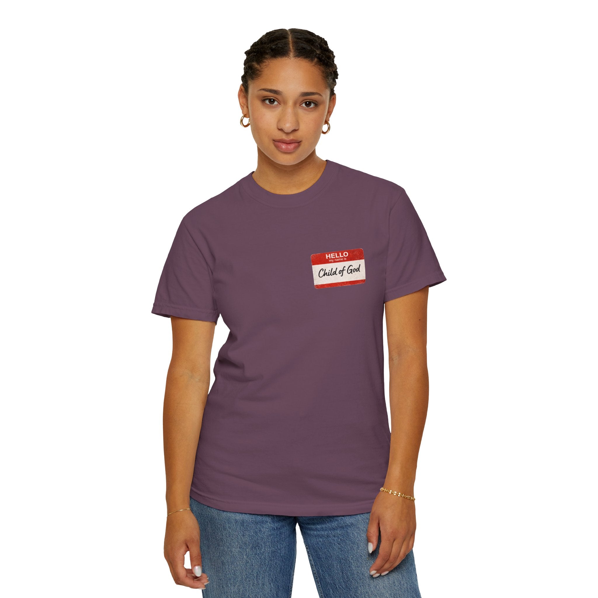 Red Letters Matter — "Child of God" - 1 John 3:1 - Comfort Colors Tee