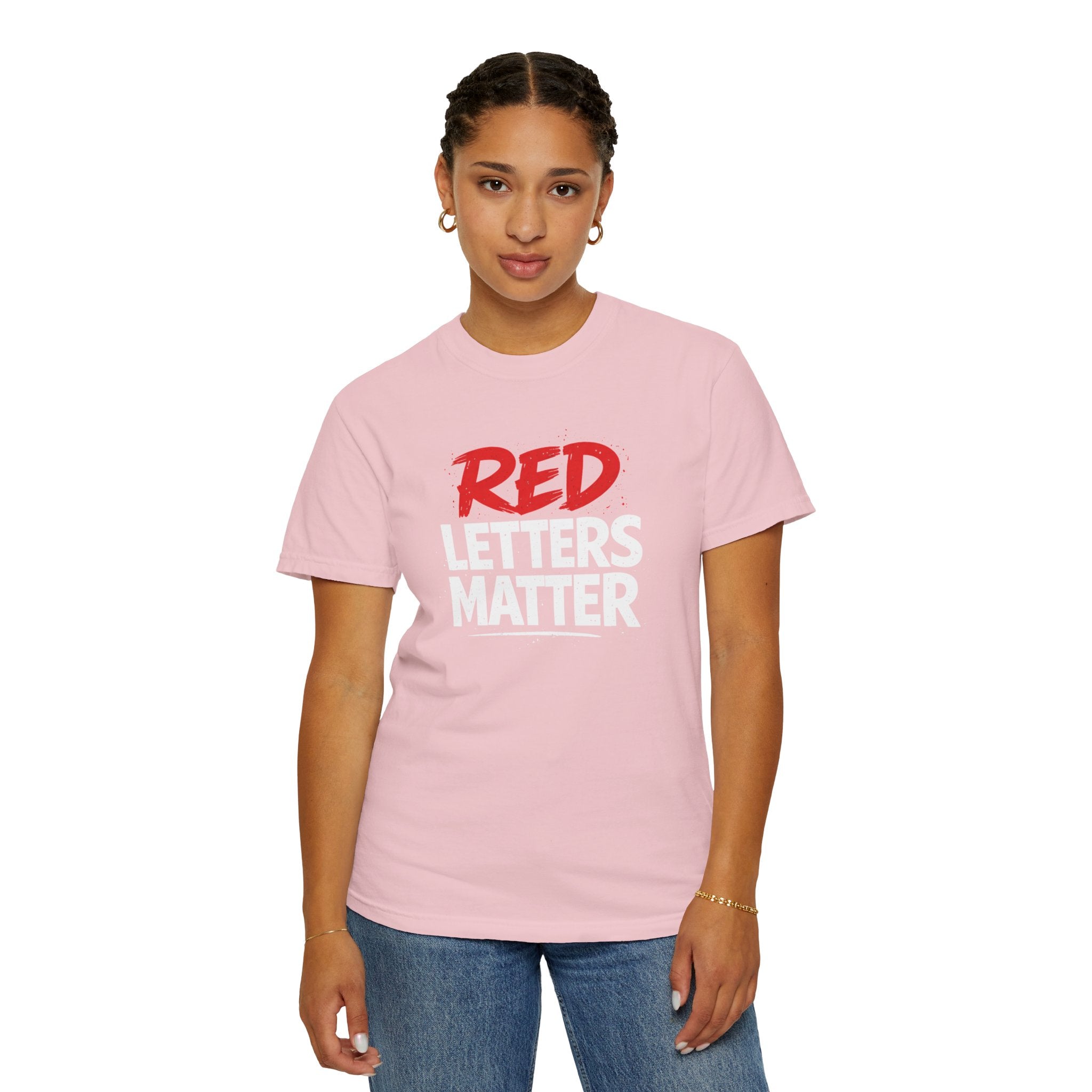 Red Letters Matter - Matthew 5:16 - Inspirational T-Shirt — Unisex Comfort Colors Tee