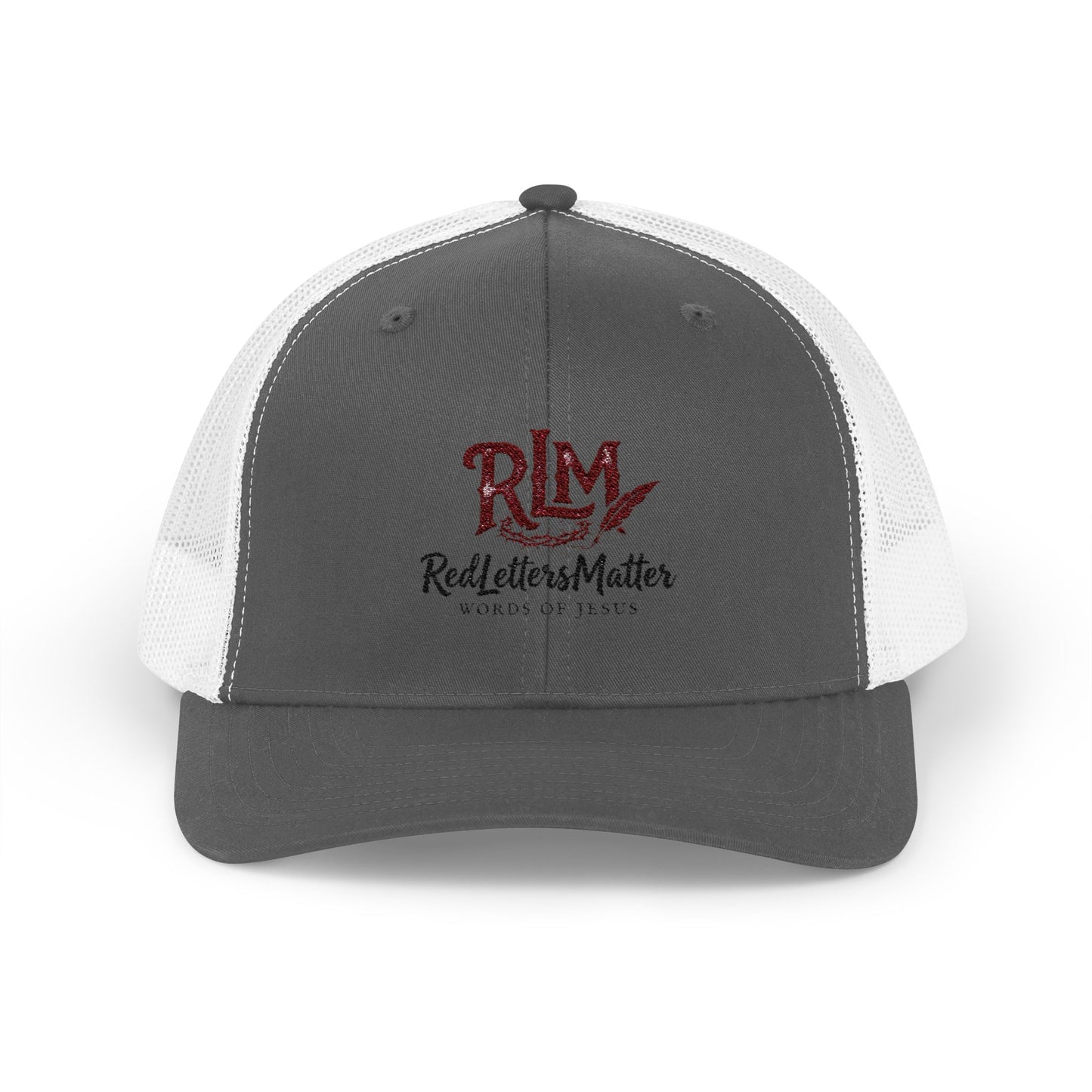 Real Letters Matter Embroidered Trucker Cap — RLM Snapback