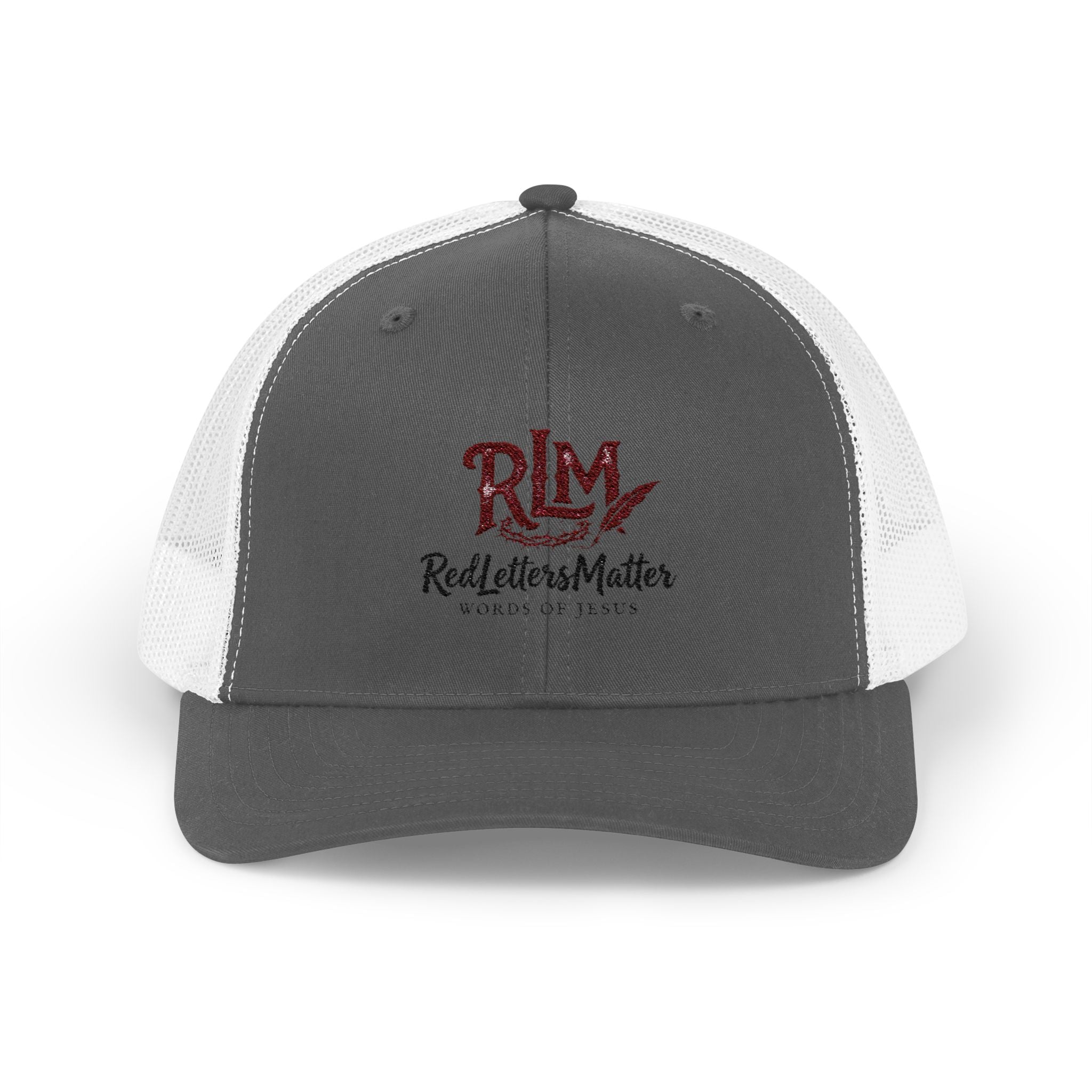 Real Letters Matter Embroidered Trucker Cap — RLM Snapback