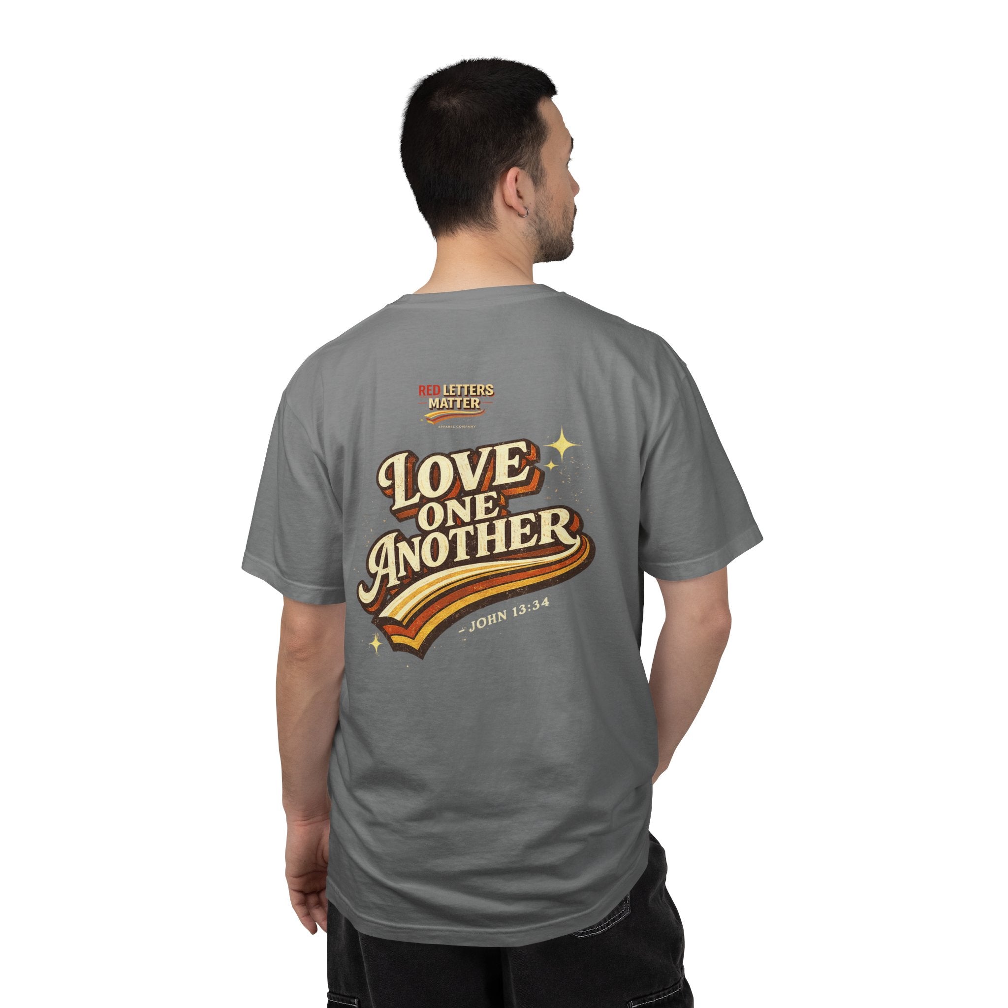 Unisex - Jesus Loves You "Love One Another" Comfort Colors T-Shirt