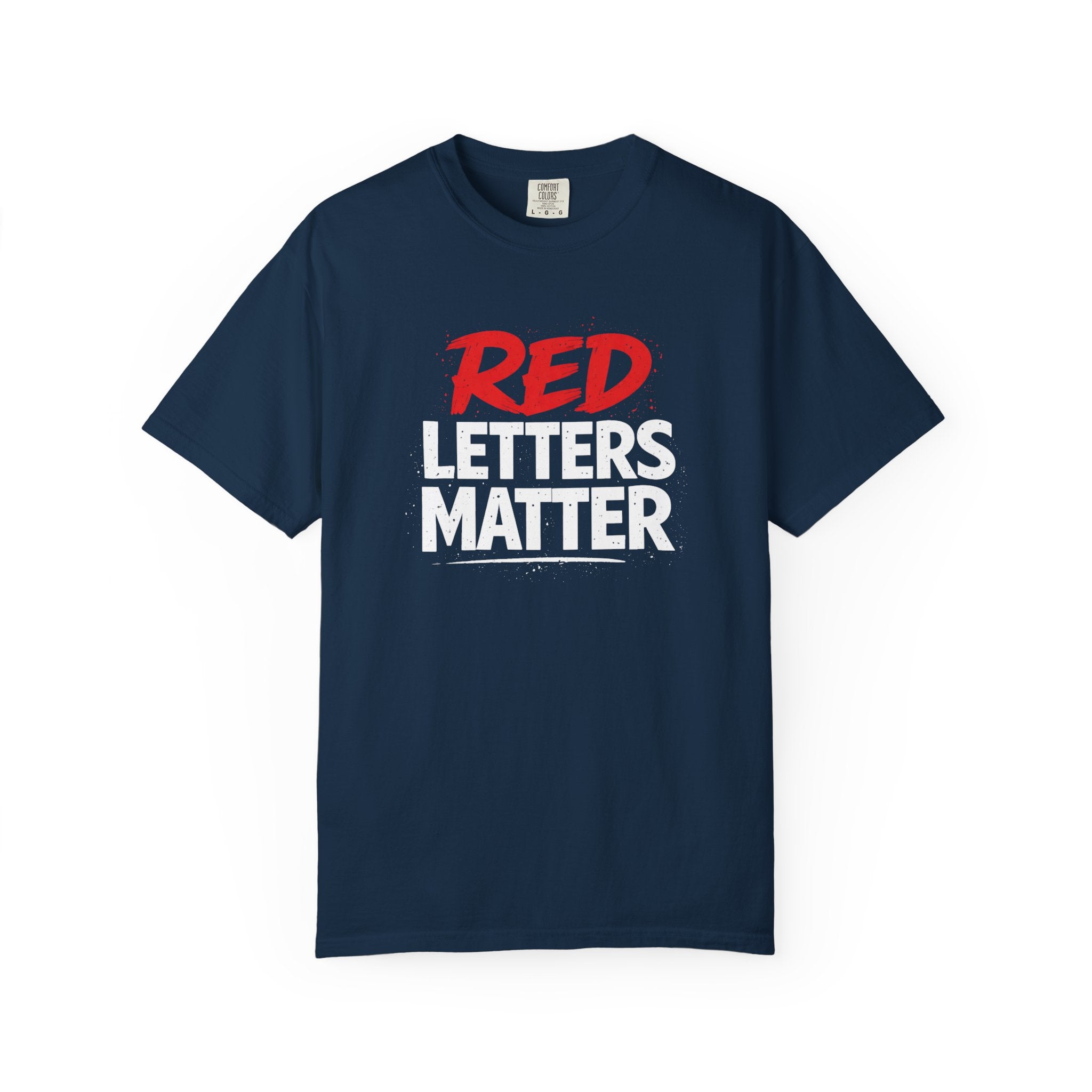 Red Letters Matter - Matthew 5:16 - Inspirational T-Shirt — Unisex Comfort Colors Tee