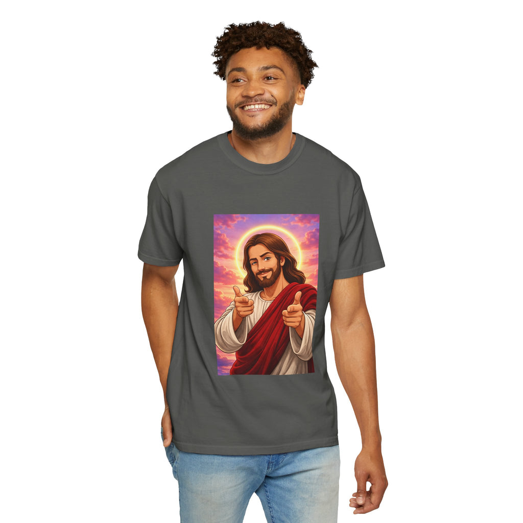Jesus Pointing "Later you will understand"  — John 13:7 - Unisex Comfort Colors Tee