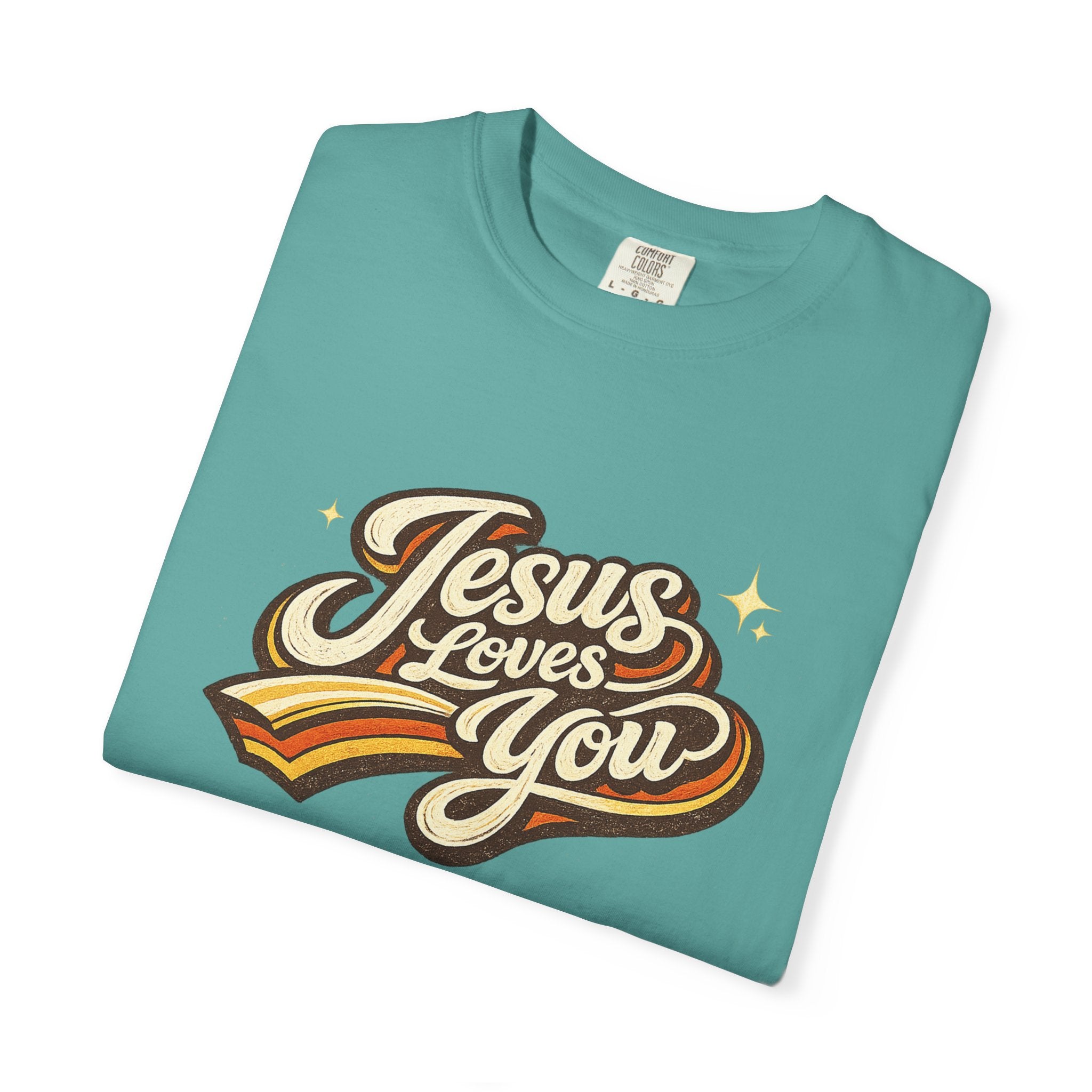 Unisex - Jesus Loves You "Love One Another" Comfort Colors T-Shirt