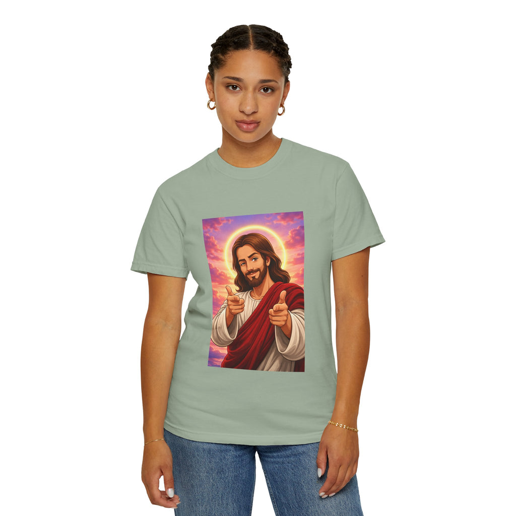 Jesus Pointing "Later you will understand"  — John 13:7 - Unisex Comfort Colors Tee