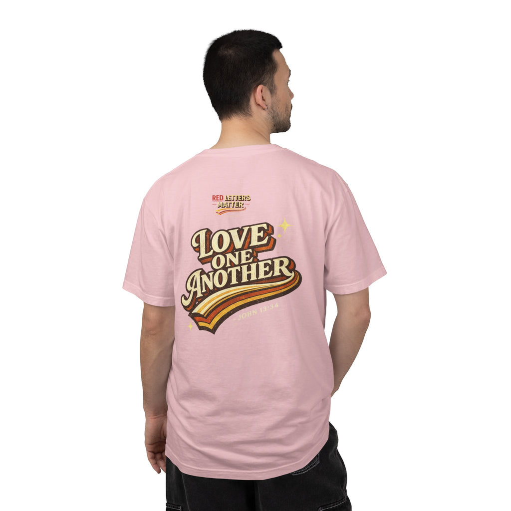 Unisex - Jesus Loves You "Love One Another" Comfort Colors T-Shirt