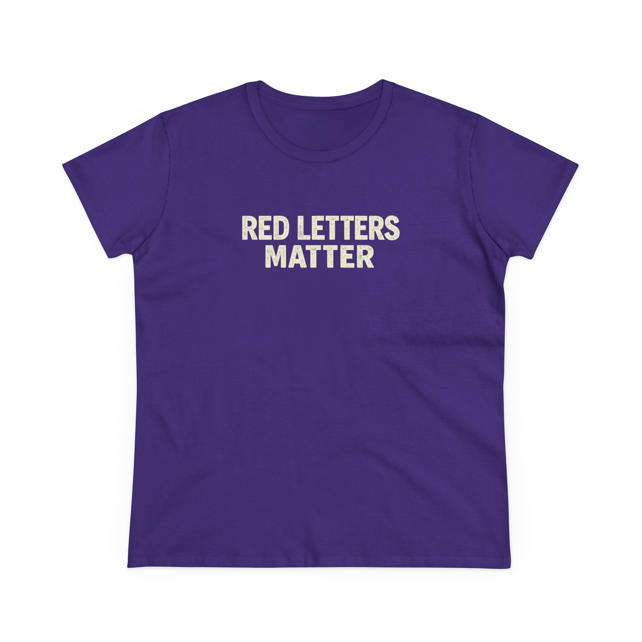 Women's Christian Scripture Gildan Tee— "Red Words Still Speak" (Matthew 24:35)