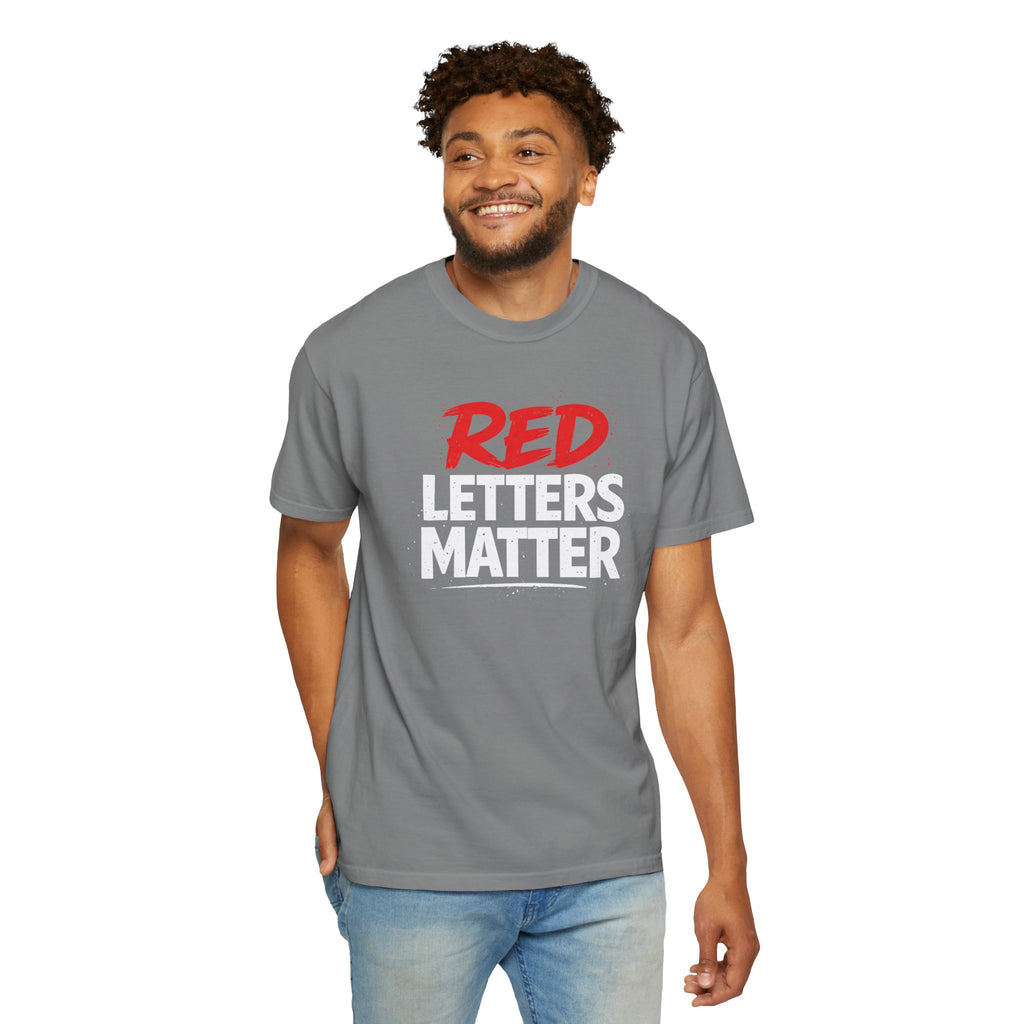 Red Letters Matter — Matthew 5:44 "Love Your Enemies" - Comfort Colors Tee