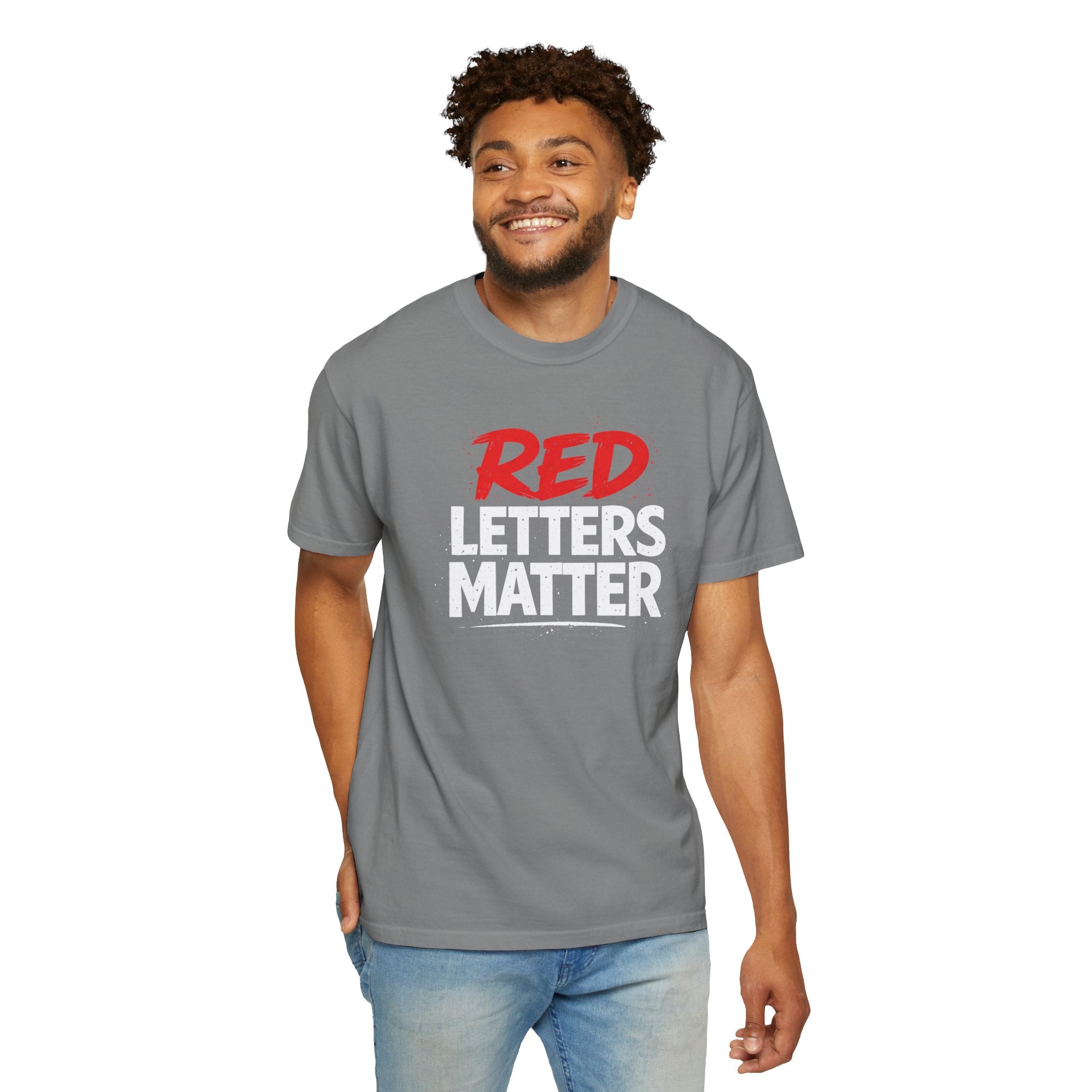 Red Letters Matter — Matthew 5:44 "Love Your Enemies" - Comfort Colors Tee