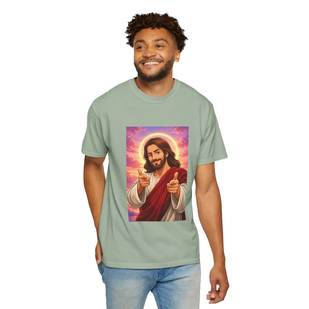 Jesus Pointing "Later you will understand"  — John 13:7 - Unisex Comfort Colors Tee