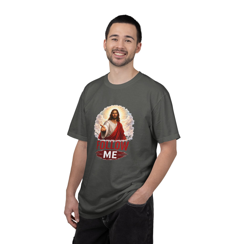 Unisex - Follow Me Jesus T-Shirt — "Red Letters Matter" (Matthew 4:19)