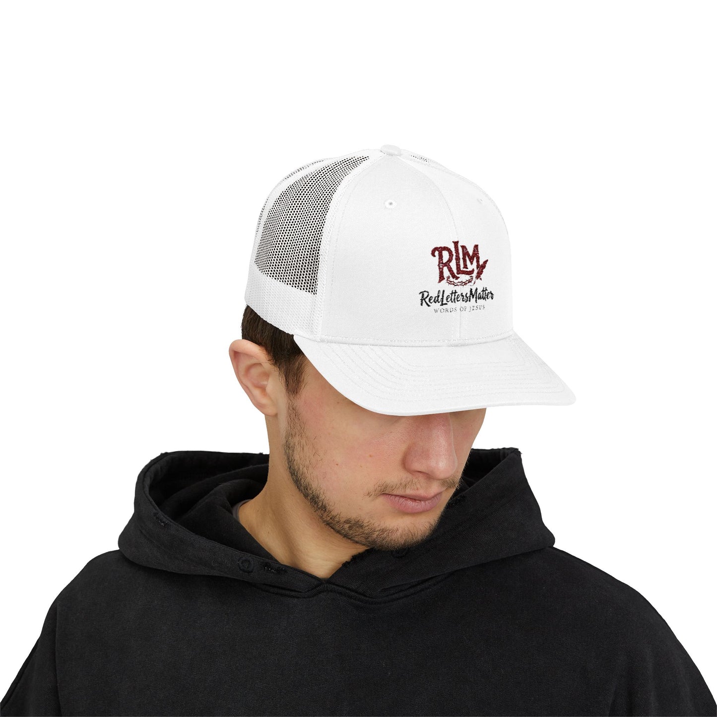 Real Letters Matter Embroidered Trucker Cap — RLM Snapback