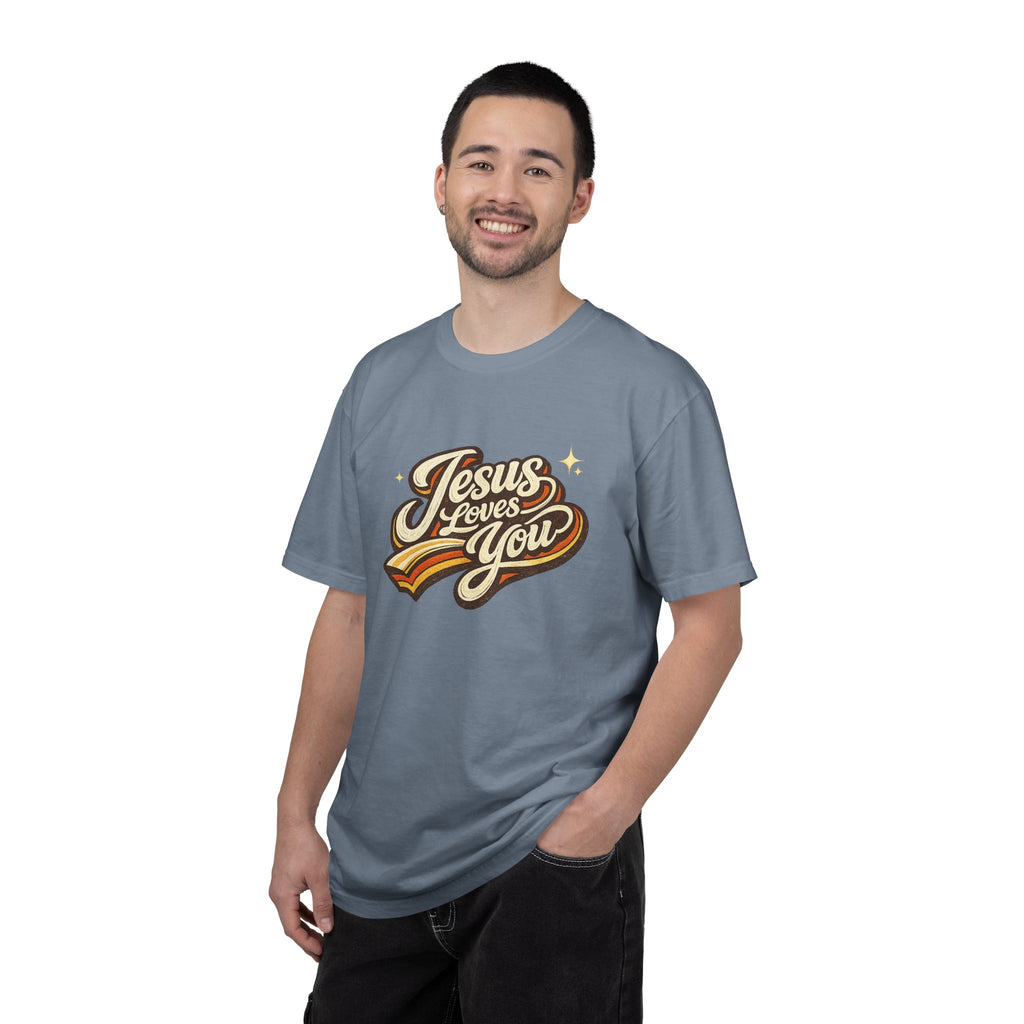 Unisex - Jesus Loves You "Love One Another" Comfort Colors T-Shirt