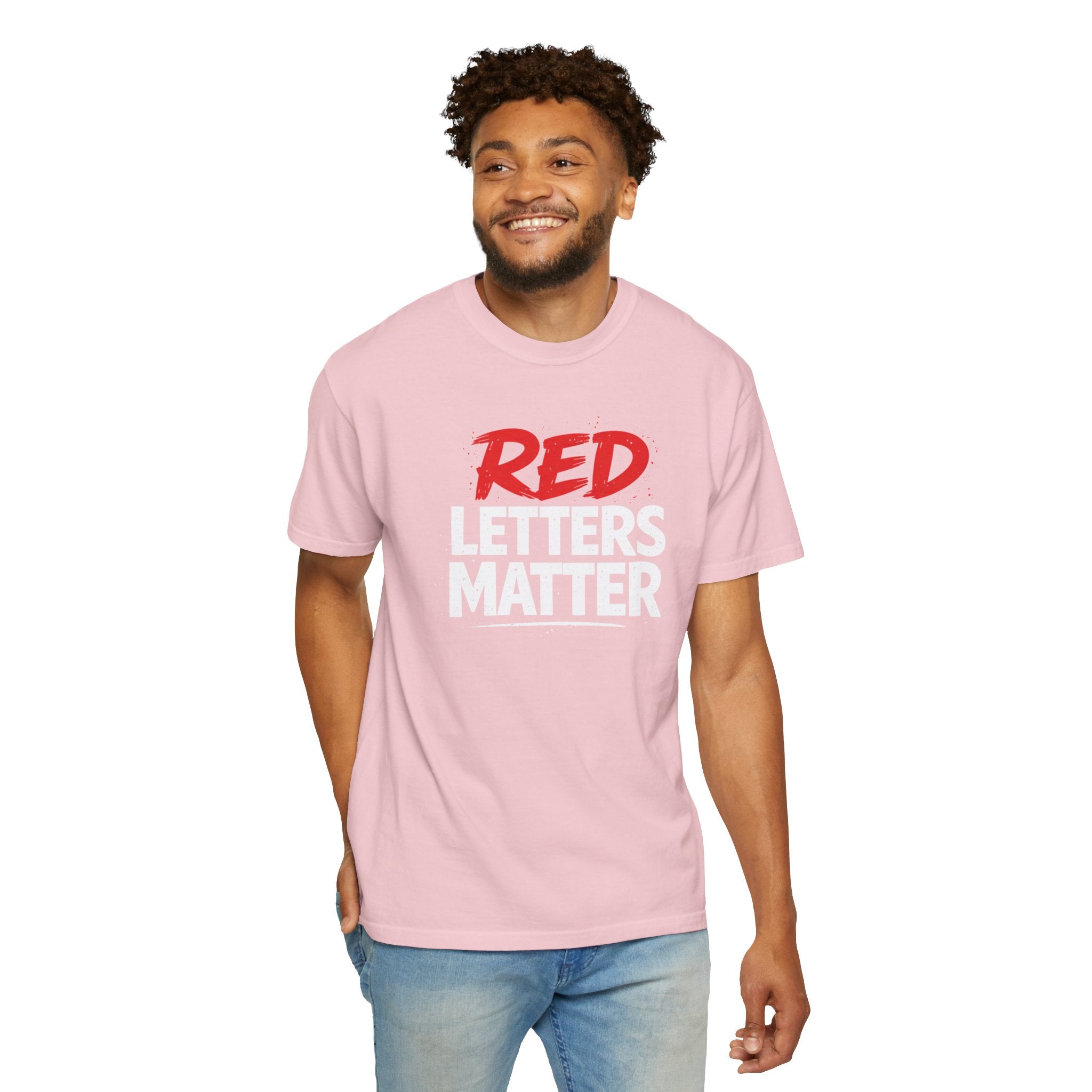 Red Letters Matter — Matthew 5:44 "Love Your Enemies" - Comfort Colors Tee
