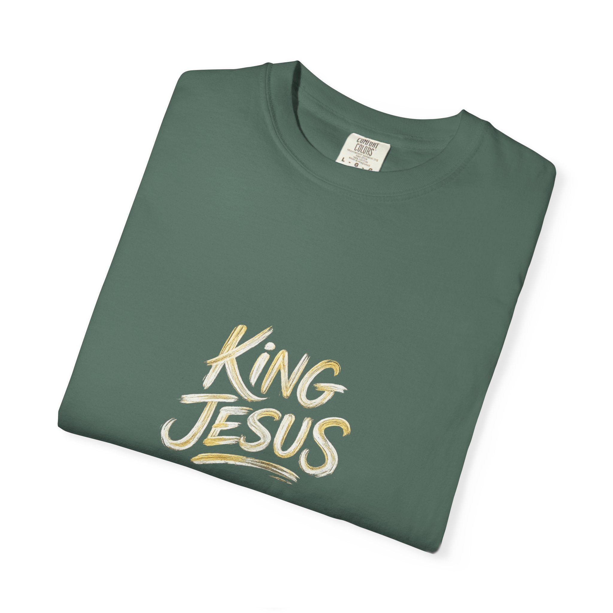 King Jesus T-Shirt — "All Hail King Jesus" - Comfort Colors - Unisex