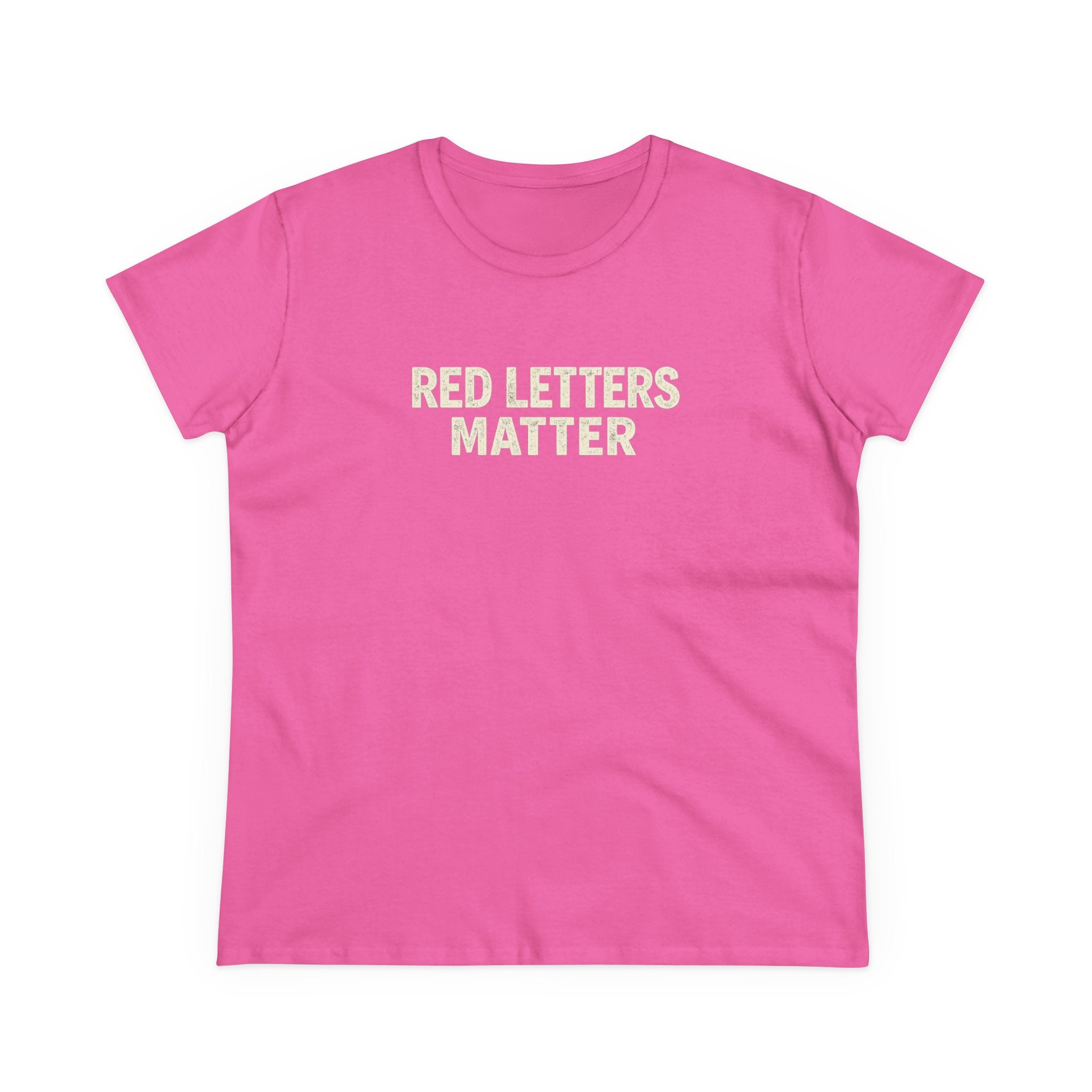 Women's Christian Scripture Gildan Tee— "Red Words Still Speak" (Matthew 24:35)