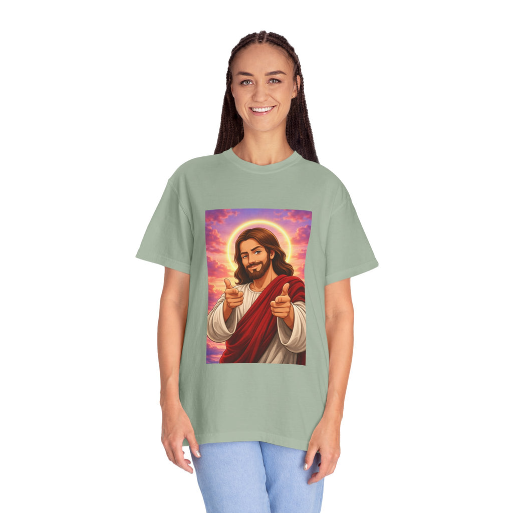 Jesus Pointing "Later you will understand"  — John 13:7 - Unisex Comfort Colors Tee