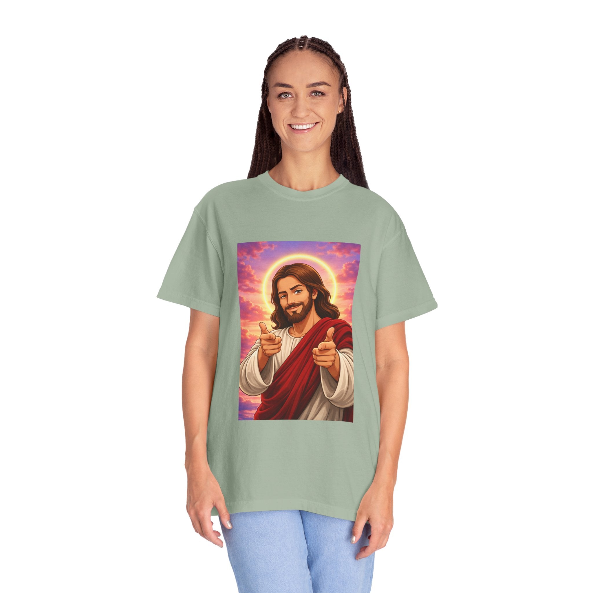 Jesus Pointing "Later you will understand"  — John 13:7 - Unisex Comfort Colors Tee