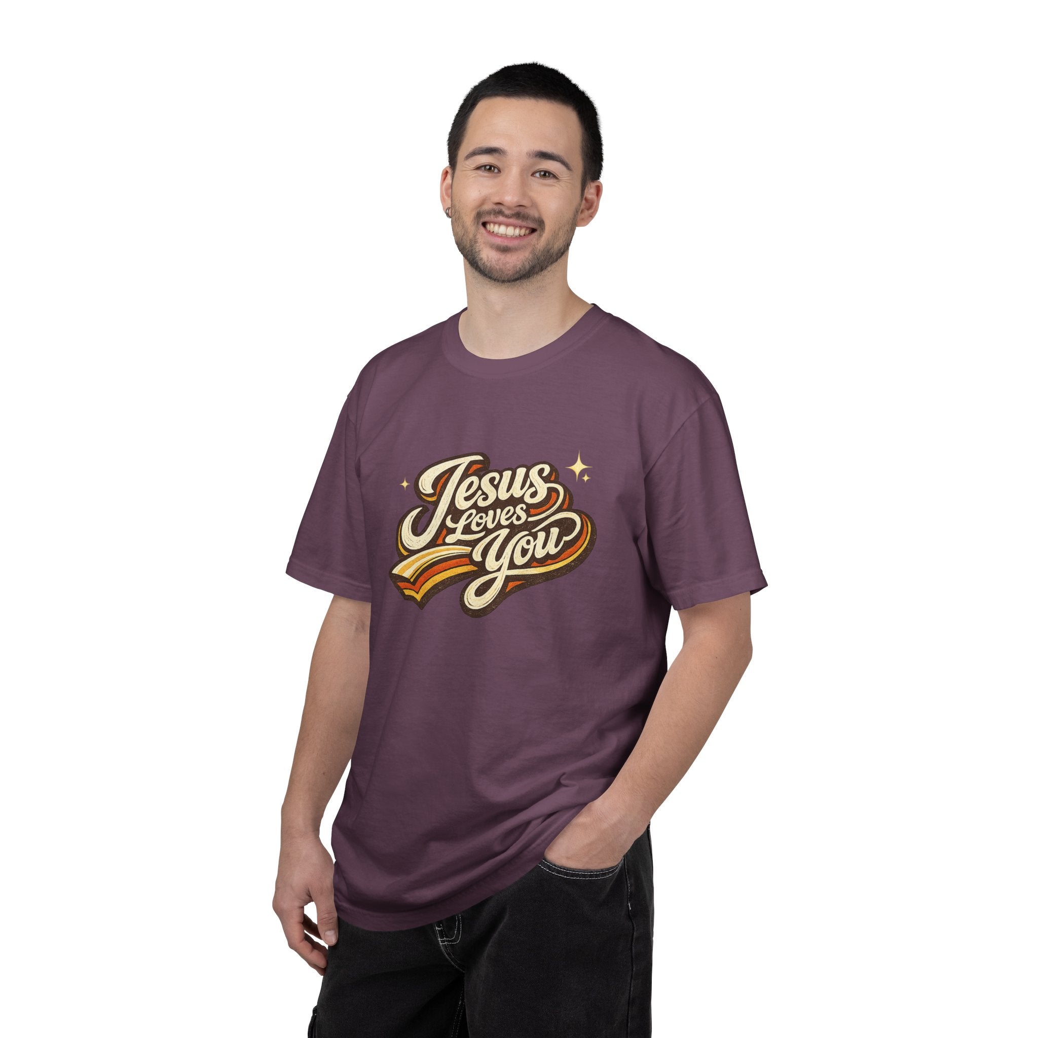 Unisex - Jesus Loves You "Love One Another" Comfort Colors T-Shirt
