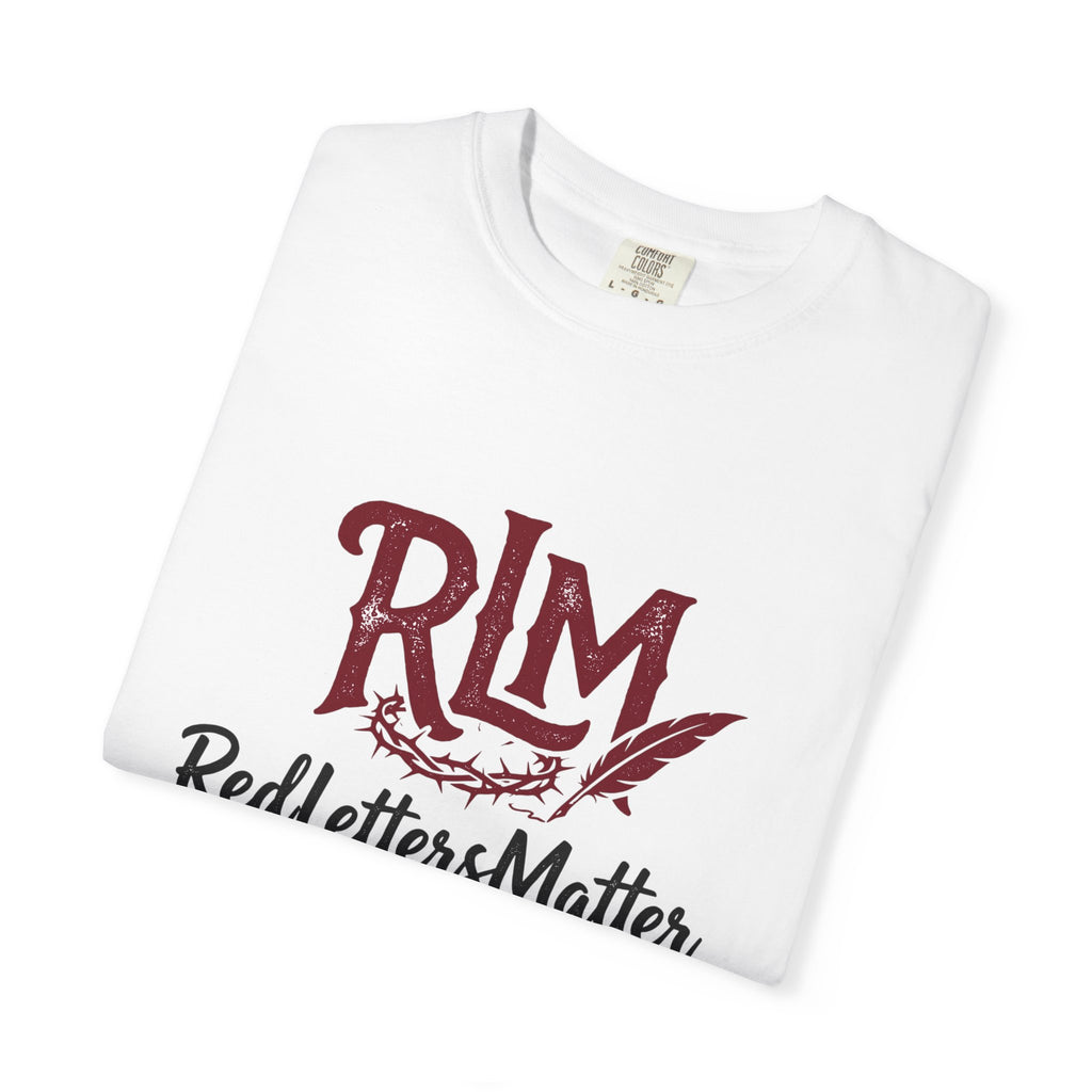 Red Letters Matter - John 3:16 Comfort Colors Tee