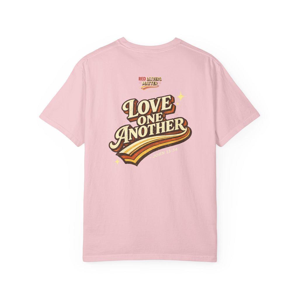 Unisex - Jesus Loves You "Love One Another" Comfort Colors T-Shirt